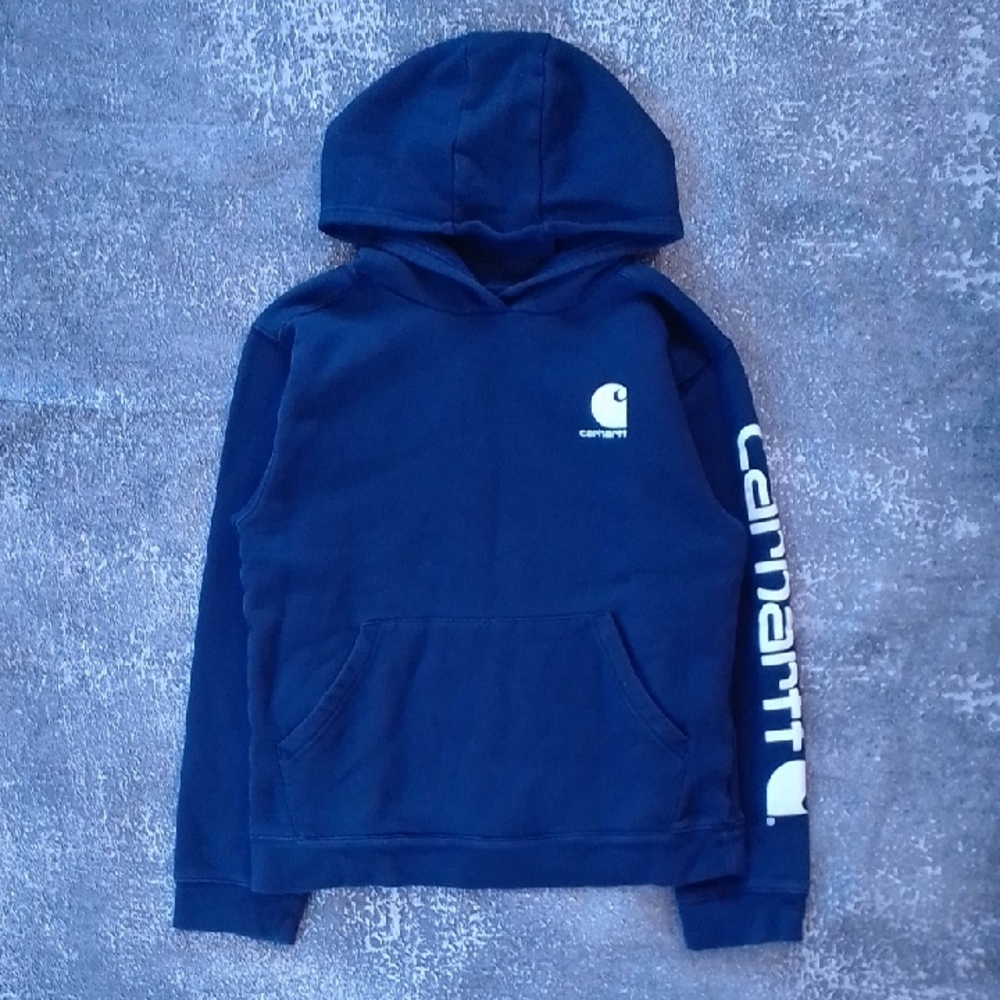 Carhartt Navy Blue Kids Hoodie